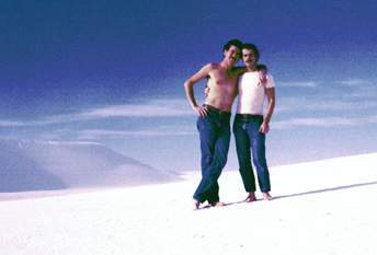 white sands